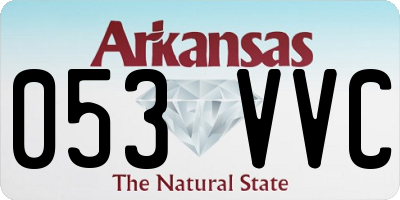 AR license plate 053VVC