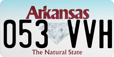 AR license plate 053VVH