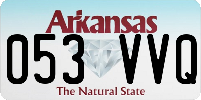 AR license plate 053VVQ