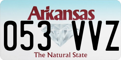 AR license plate 053VVZ