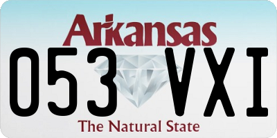 AR license plate 053VXI