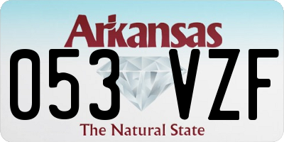 AR license plate 053VZF