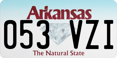 AR license plate 053VZI