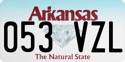 AR license plate 053VZL