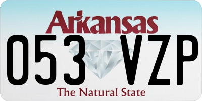 AR license plate 053VZP