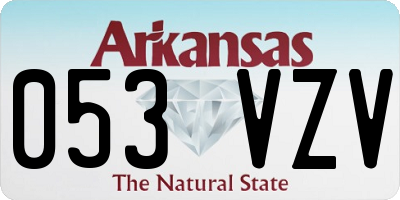 AR license plate 053VZV