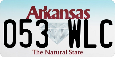 AR license plate 053WLC