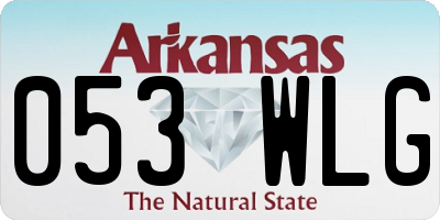 AR license plate 053WLG