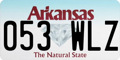 AR license plate 053WLZ