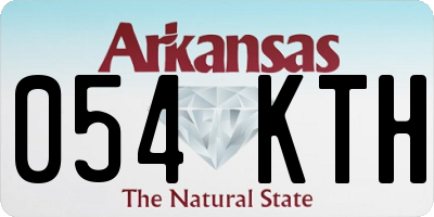 AR license plate 054KTH