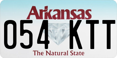 AR license plate 054KTT