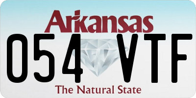 AR license plate 054VTF