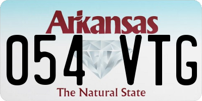 AR license plate 054VTG