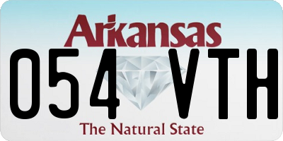 AR license plate 054VTH