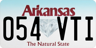 AR license plate 054VTI