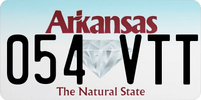 AR license plate 054VTT