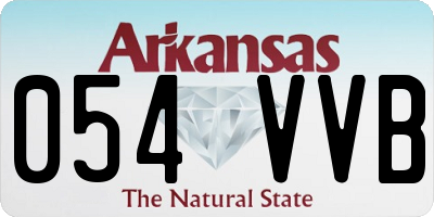 AR license plate 054VVB