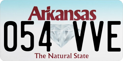 AR license plate 054VVE