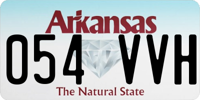 AR license plate 054VVH