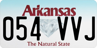 AR license plate 054VVJ