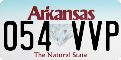 AR license plate 054VVP