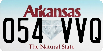AR license plate 054VVQ