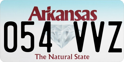 AR license plate 054VVZ