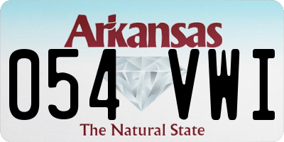 AR license plate 054VWI