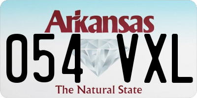 AR license plate 054VXL