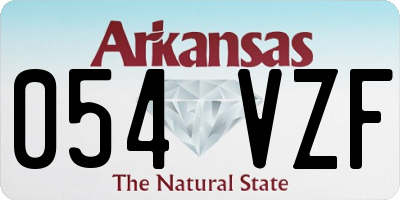 AR license plate 054VZF