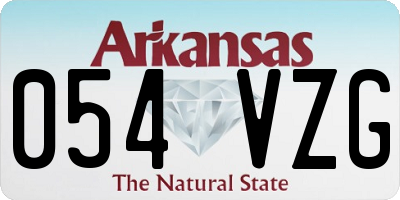 AR license plate 054VZG