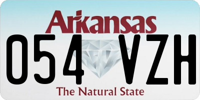 AR license plate 054VZH