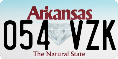 AR license plate 054VZK
