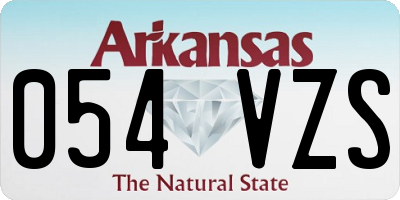 AR license plate 054VZS
