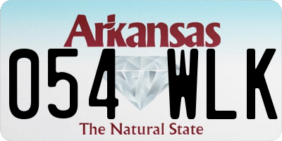 AR license plate 054WLK