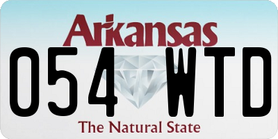 AR license plate 054WTD