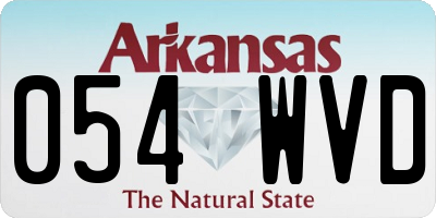 AR license plate 054WVD