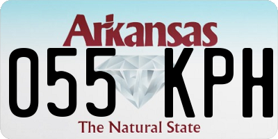 AR license plate 055KPH