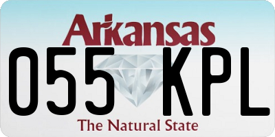 AR license plate 055KPL