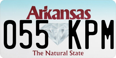 AR license plate 055KPM