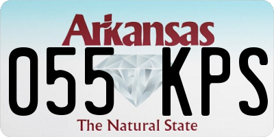 AR license plate 055KPS