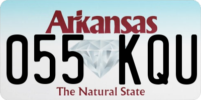AR license plate 055KQU