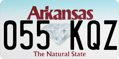 AR license plate 055KQZ