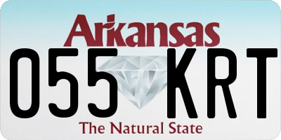 AR license plate 055KRT