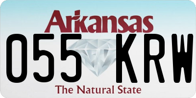 AR license plate 055KRW