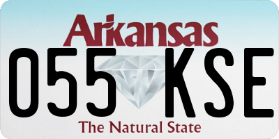AR license plate 055KSE