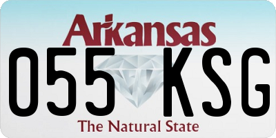 AR license plate 055KSG