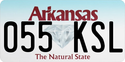 AR license plate 055KSL