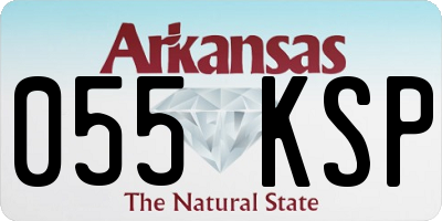 AR license plate 055KSP