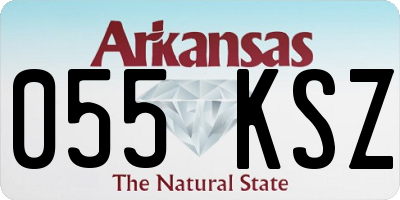 AR license plate 055KSZ